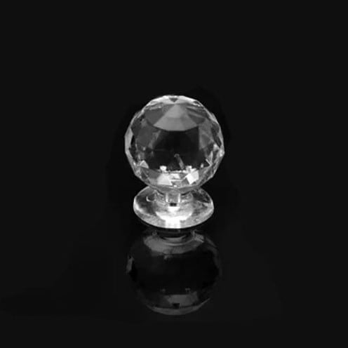 Transparent handle acrylic box 18mm