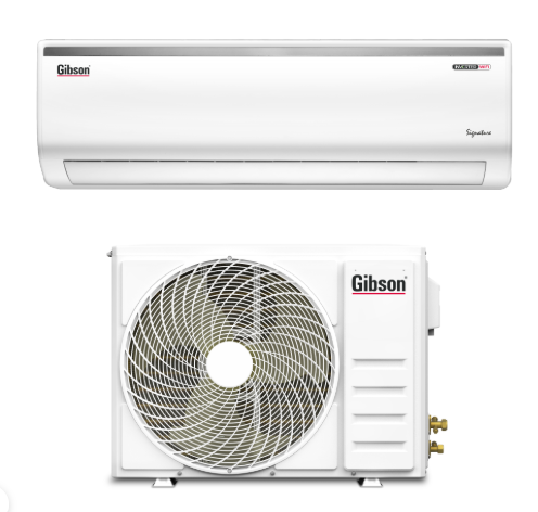جيبسون مكيف سبليت 18000 وحدة بارد واى فاى GS18CFOA01-W-OUTPIPE مع 4 متر نحاس