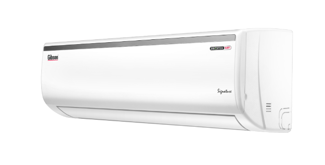 جيبسون مكيف سبليت 18000 وحدة بارد واى فاى GS18CFOA01-W-OUTPIPE مع 4 متر نحاس