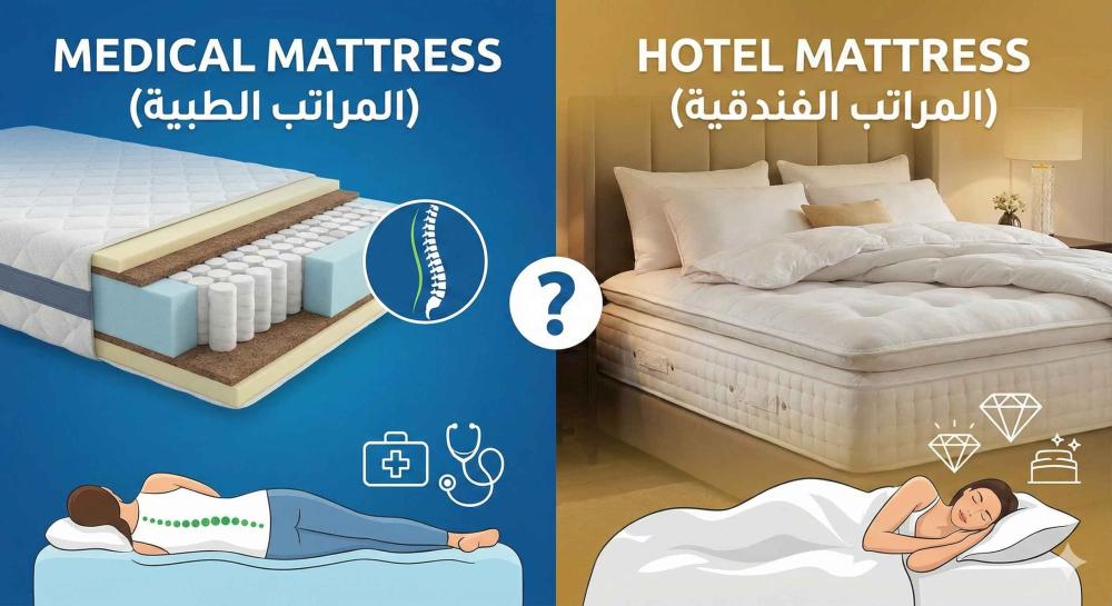 المراتب الطبية أم الفندقية؟ دليلك الشامل لاختيار ما يناسب جسمك من "ماموث"