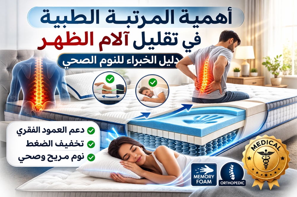 أهمية المرتبة الطبية في تقليل آلام الظهر: دليل الخبراء للنوم الصحي