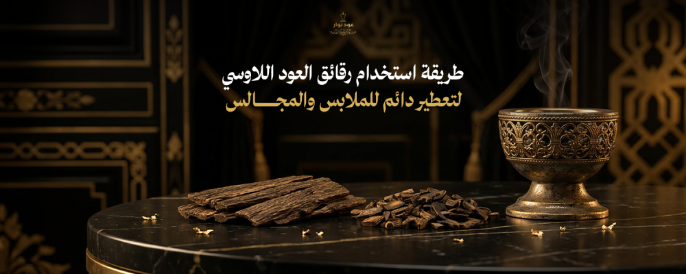 رقائق عود لاوسي | طريقة الاستخدام لتعطير الملابس والمجالس