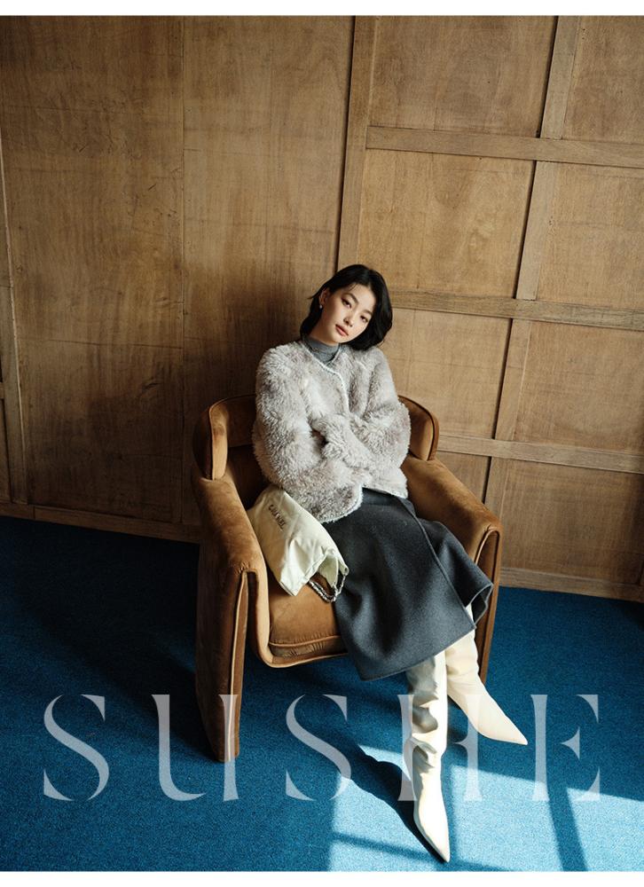 جاكت نسائي فرو رمادي