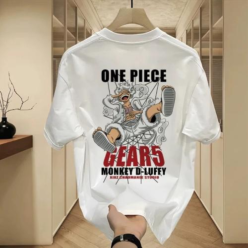 تيشرت one piece ابيض