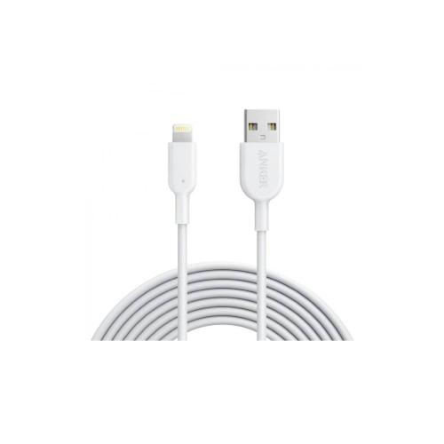 انكر - كيبل آيفون USB بطول 3متر - ابيض