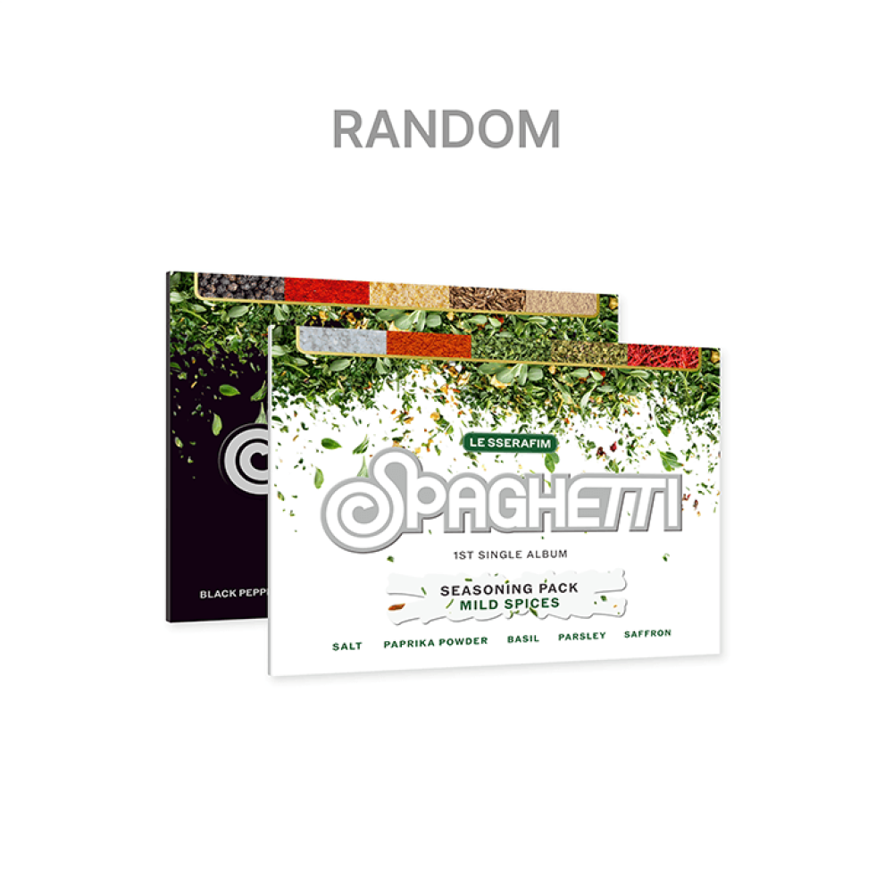 LE SSERAFIM 1st Single Album 'SPAGHETTI