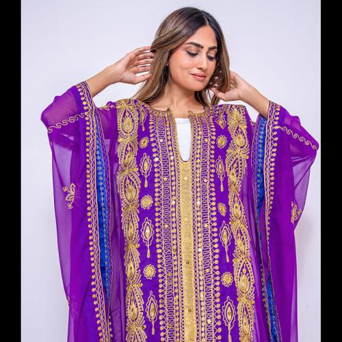 ثوب نشل بنفسجي