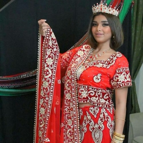 لبس الغمره للعروسه الجنوبيه