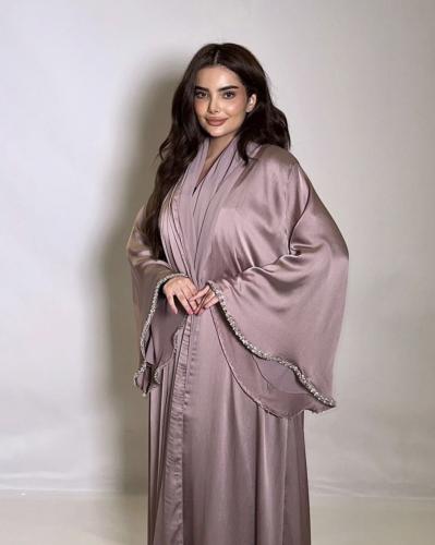 عباية نود أطراف كريستال