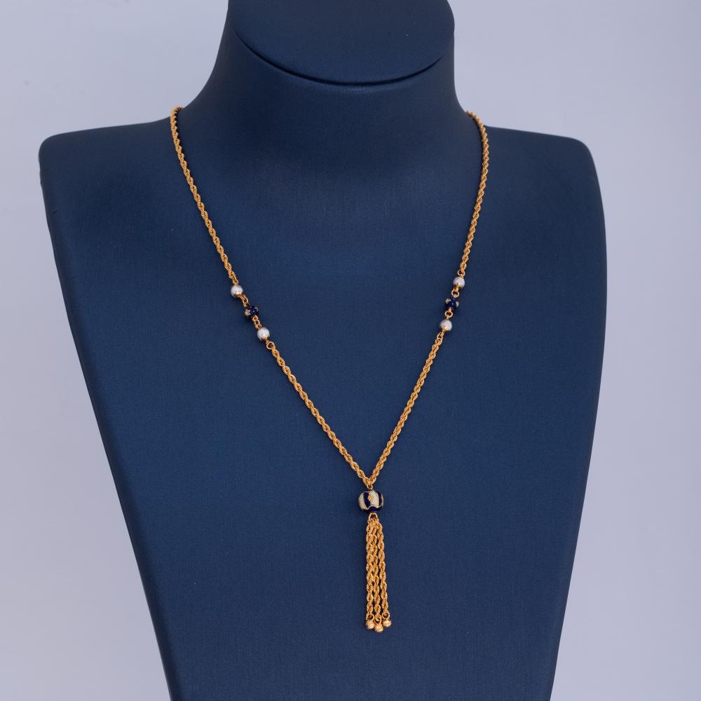 عقد المبروم ذهب عيار21