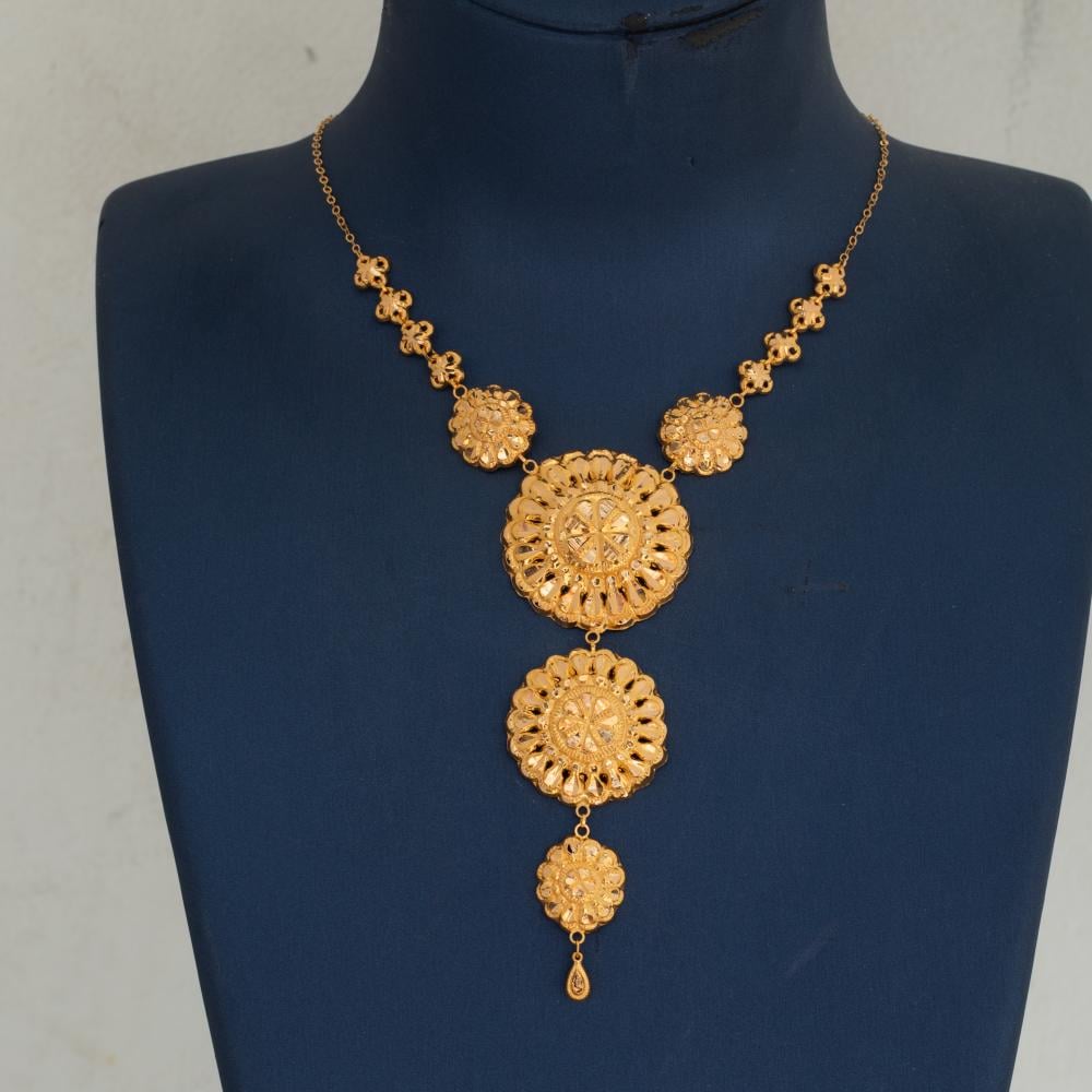 عقد كرسي جابر ذهب عيار21