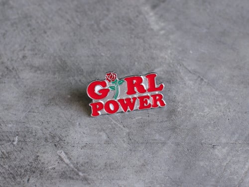 دبوس "Girl power"