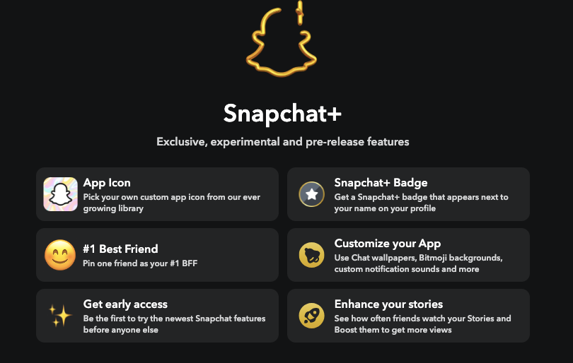 ما هي مميزات سناب بلس
