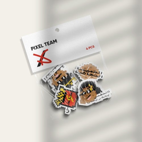 ملصقات فريق البيكسلز - PIXEL TEAM