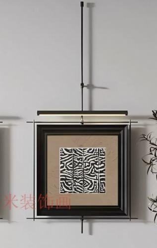 لوحه جداريه مع اضاءة ليد 108*53cm