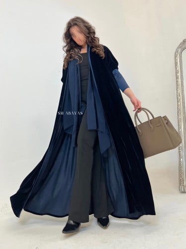 ‏DARK BLUE ABAYA | 034