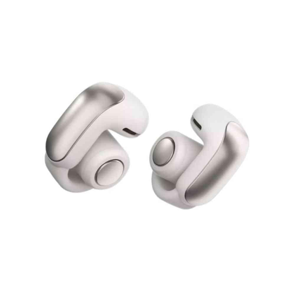 بوز الترا Open Earbuds – سماعات أذن مفتوحة للراحة والصوت العميق بلون أبيض عصري