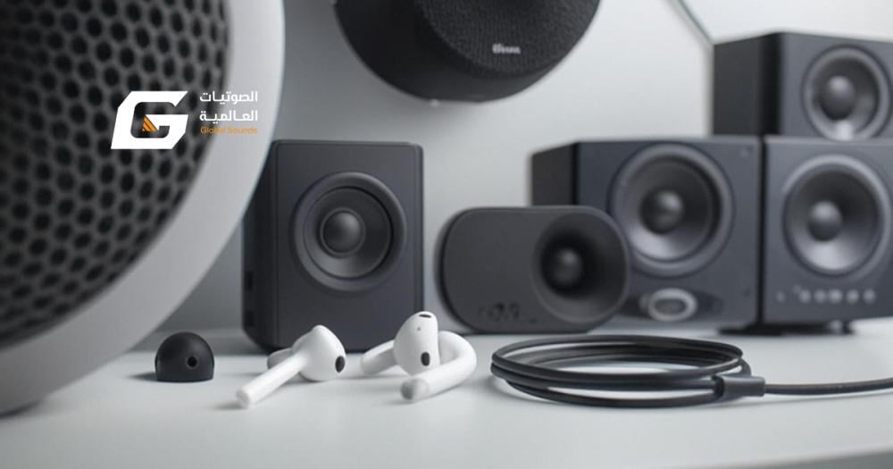 سماعات صغيرة وصوتها عالي