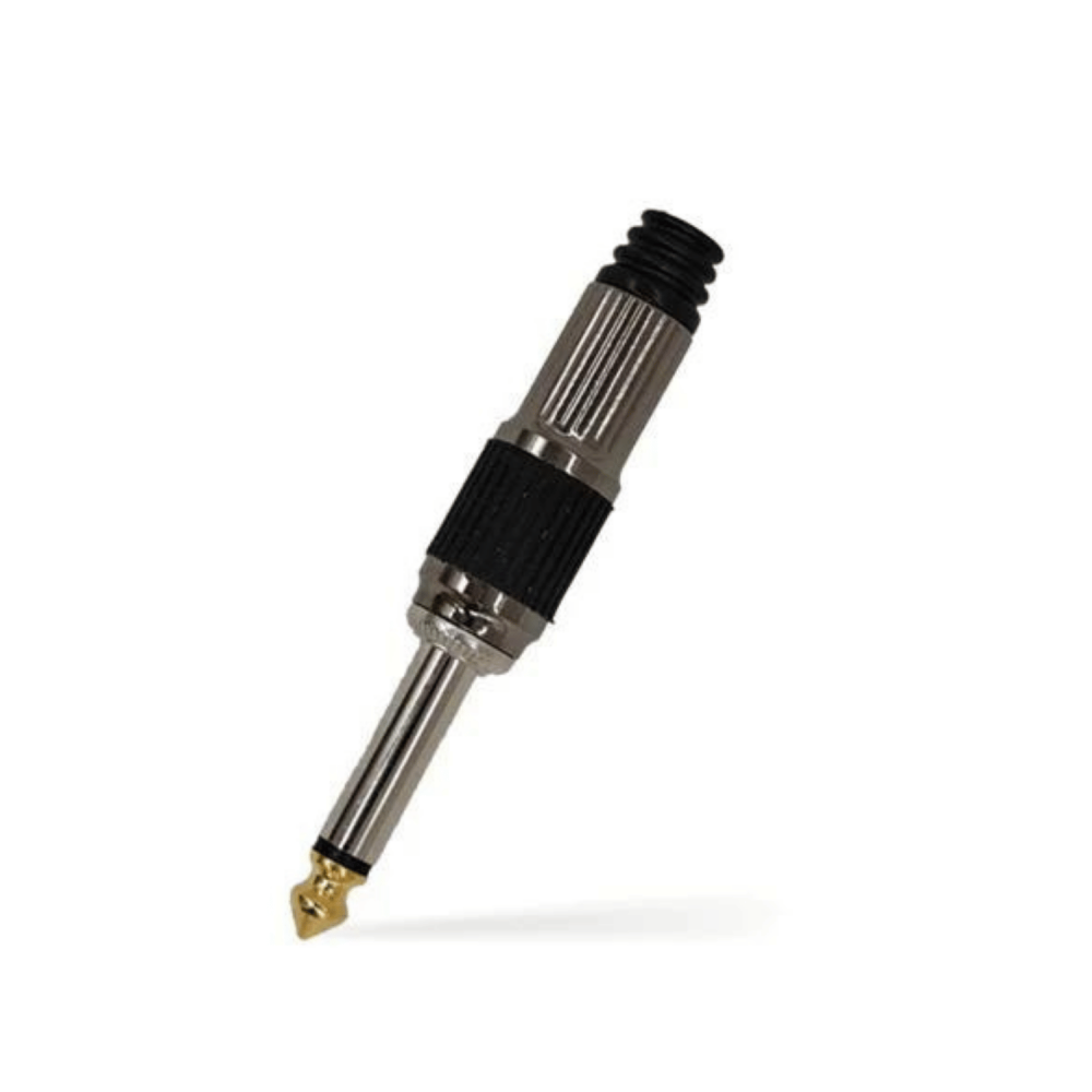 6.35mm Mono Jack Male to Single Pin - Premium audio connector for connecting a variety of audio devices