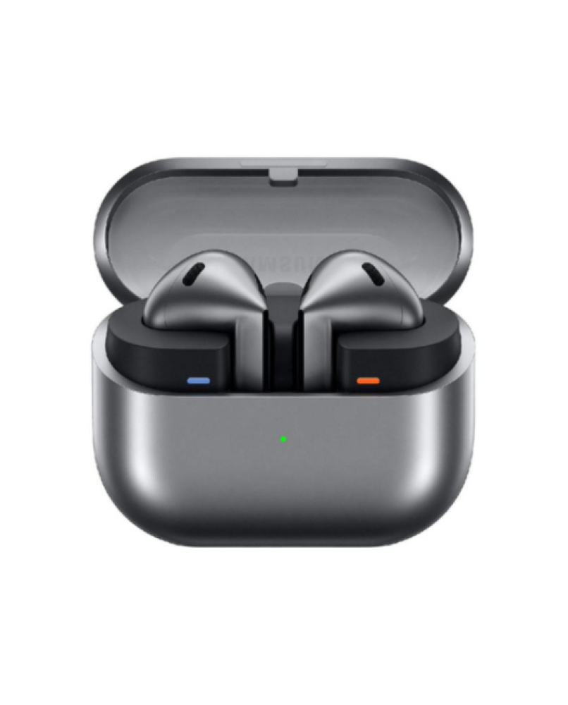 سماعات سامسونج Galaxy Buds3 فضي – صوت ذكي وتصميم مريح