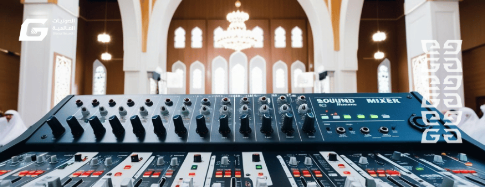 Mosque Sound Mixer: Improves sound clarity and optimal distribution for worshippers