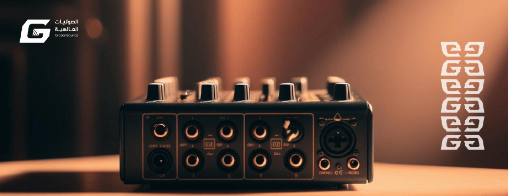Small sound mixer: an ideal choice for small spaces and personal applications.