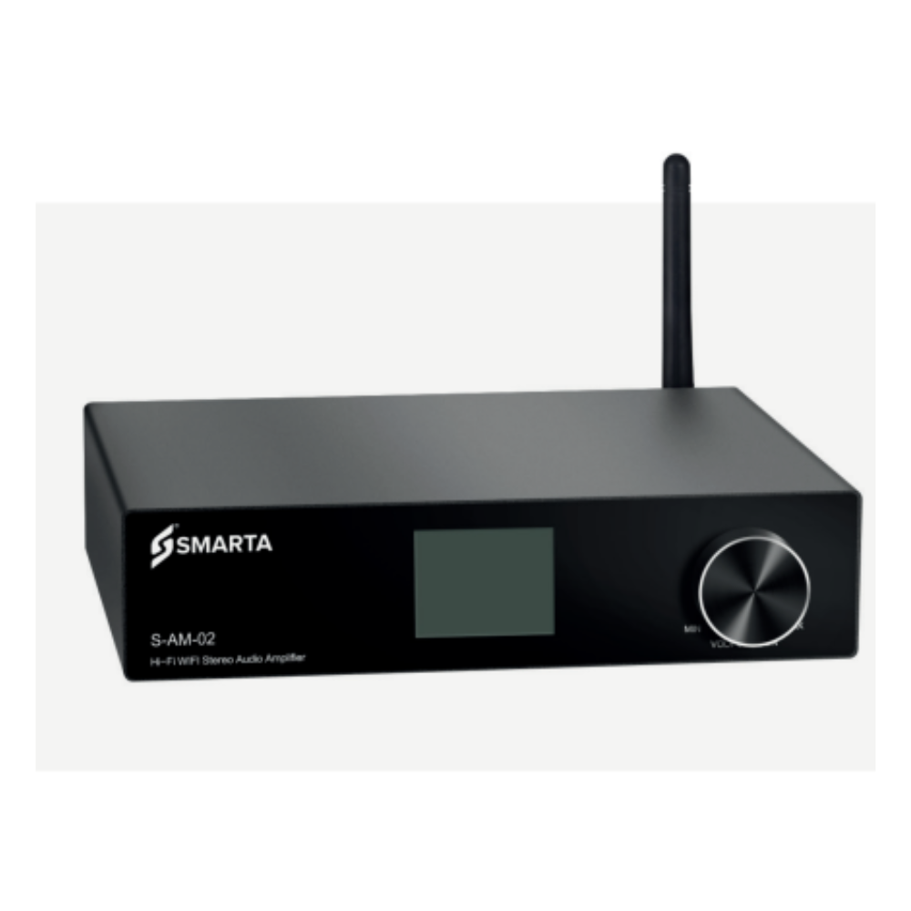 مضخم صوت احترافي ستيريو 200 واط – (S-AM-02) من SMARTA