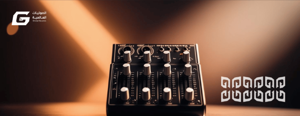 Control your sound anywhere with mini audio mixers.