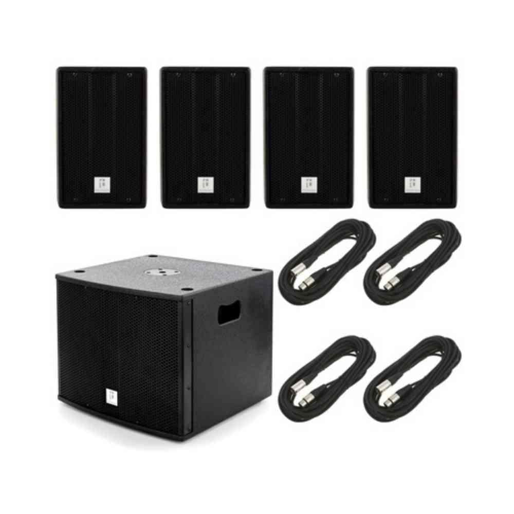 مجموعة الصوتيات المتكاملة The Box Pro Pub Bundle M – نظام صوتي قوي ومرن للحفلات، الفعاليات، والمقاهي
