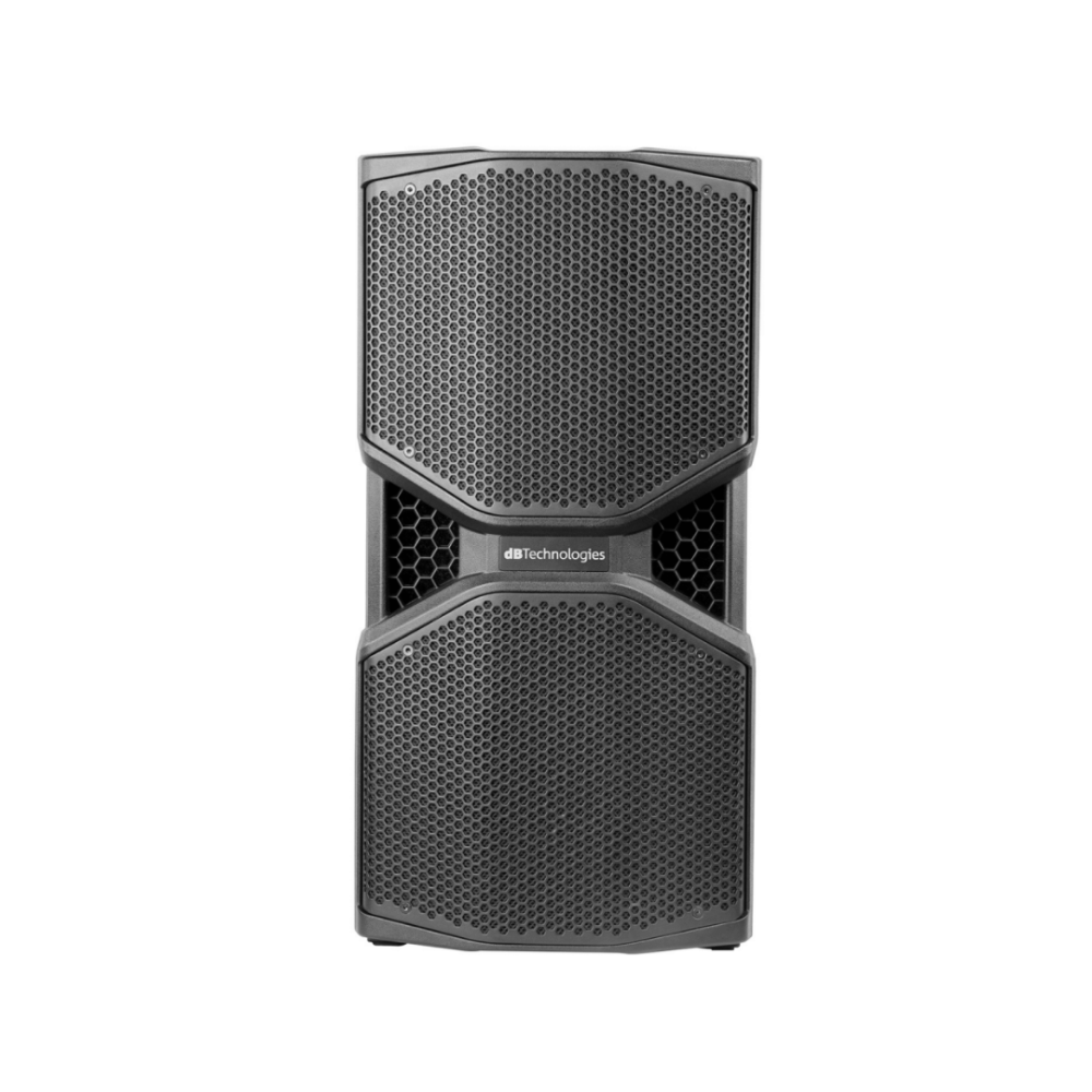 مكبر صوت 10 إنش DB قدرة 1050-2100 وات RMS نشط ثلاثي الاتجاهات ضغط صوتي 133 ديسيبل dB Technologies