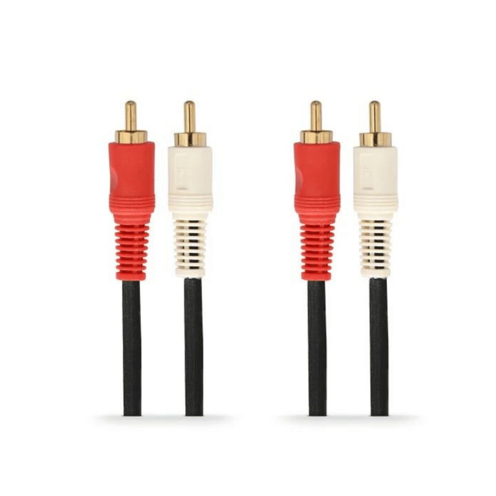 كابل صوت 2RCA إلى 2RCA من نداء - أطوال 5 متر، 10 متر، و15 متر