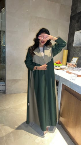 عباية كتان بقصة رسمية
