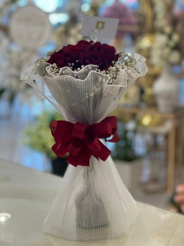 باقة ورد طبيعي