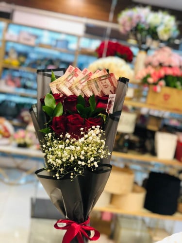 باقة ورد طبيعي