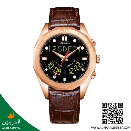 ساعة الحرمين الفاخرة HA-6117 FRBL قياس 40MM
