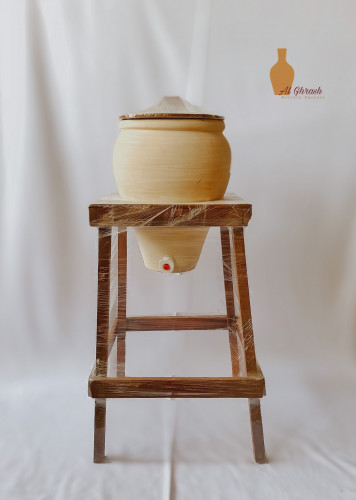 زير ماء كبير - مع حامل خشبي