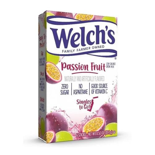 Welch's Singles To Go Drink Mix Passion Fruit