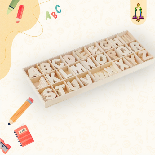 حروف خشبية انجليزي