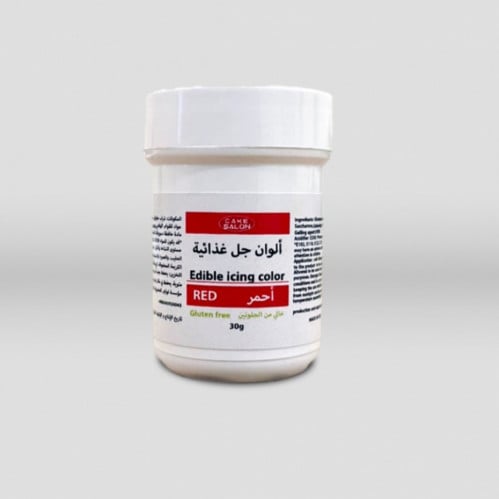 جل غذائي أحمر 30 جرام