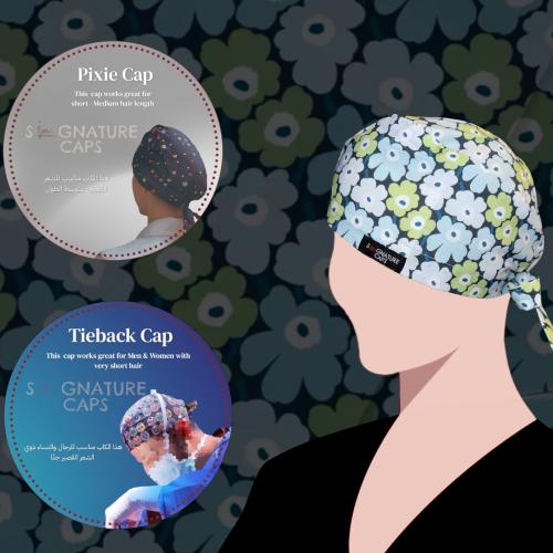 Flowers Surgical Cap "قبعة جراحية"