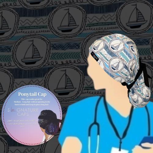 Sail boat Surgical Cap