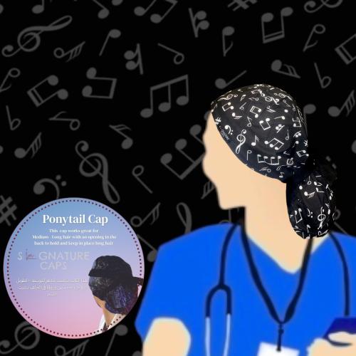 Musical Notes Surgical cap