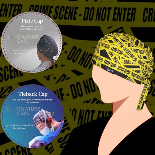 Crime Scene Surgical cap