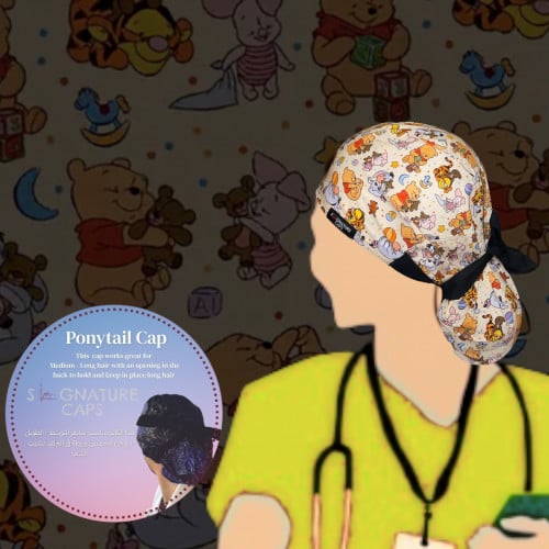 Surgical cap - قبعة جراحية winnie the pooh