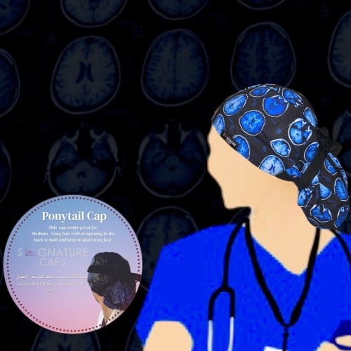 Blue MRI Surgical cap