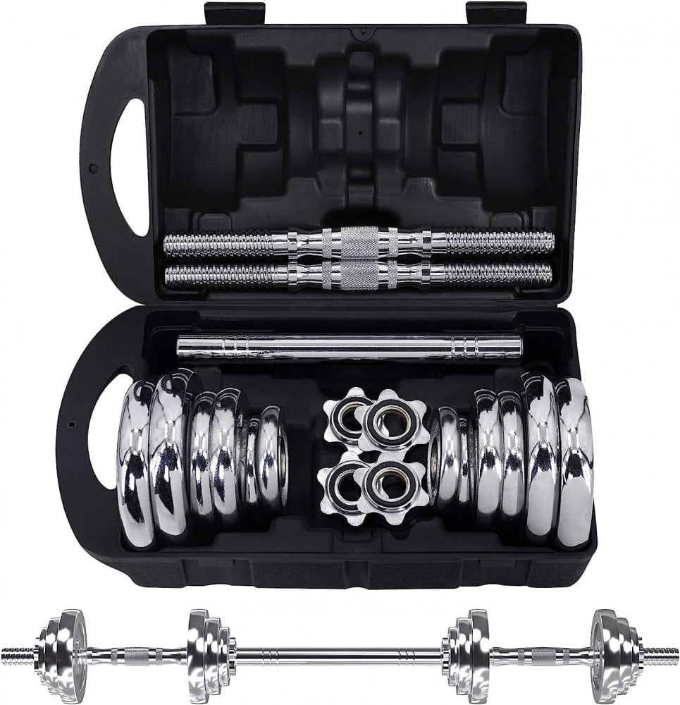 20kg chrome dumbbell set sale