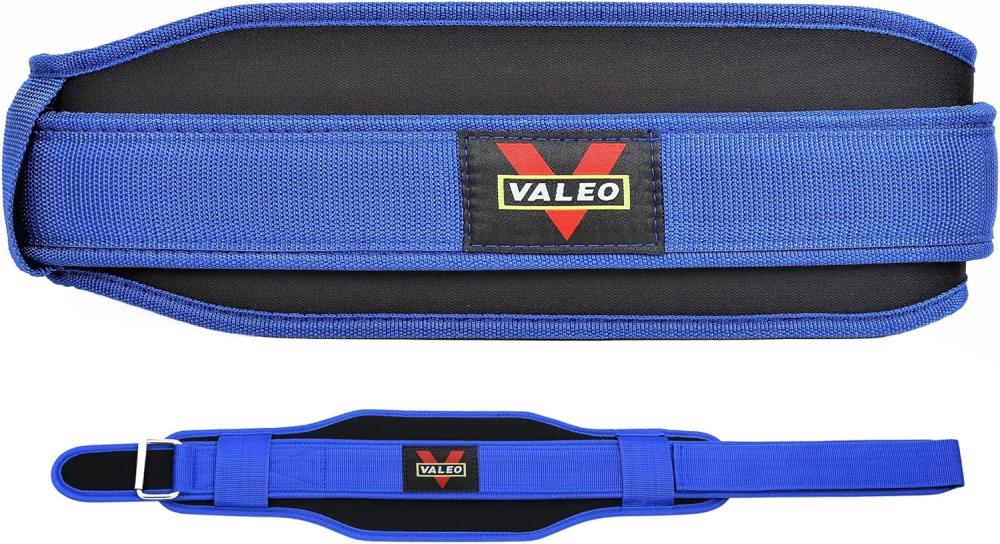 احزمة ظهر لرفع الاثقال للرجال والنساء قابلة للتعديل مع مشبك معدني شديد التحمل وتستعمل في صالة الالعاب الرياضية وتمارين القرفصاء ورفع الاثقال في وضع القرفصاء والباورليفتينغ ازرق