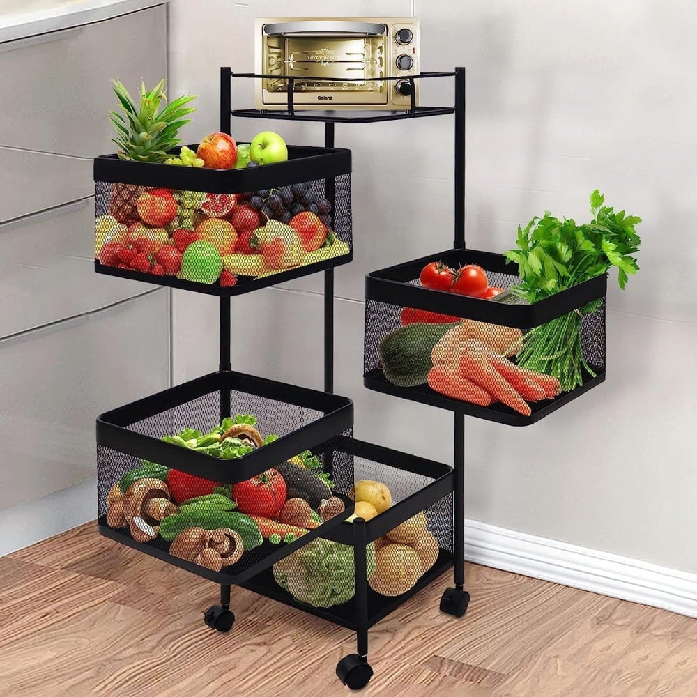 Rotating kitchen storage shelf sale