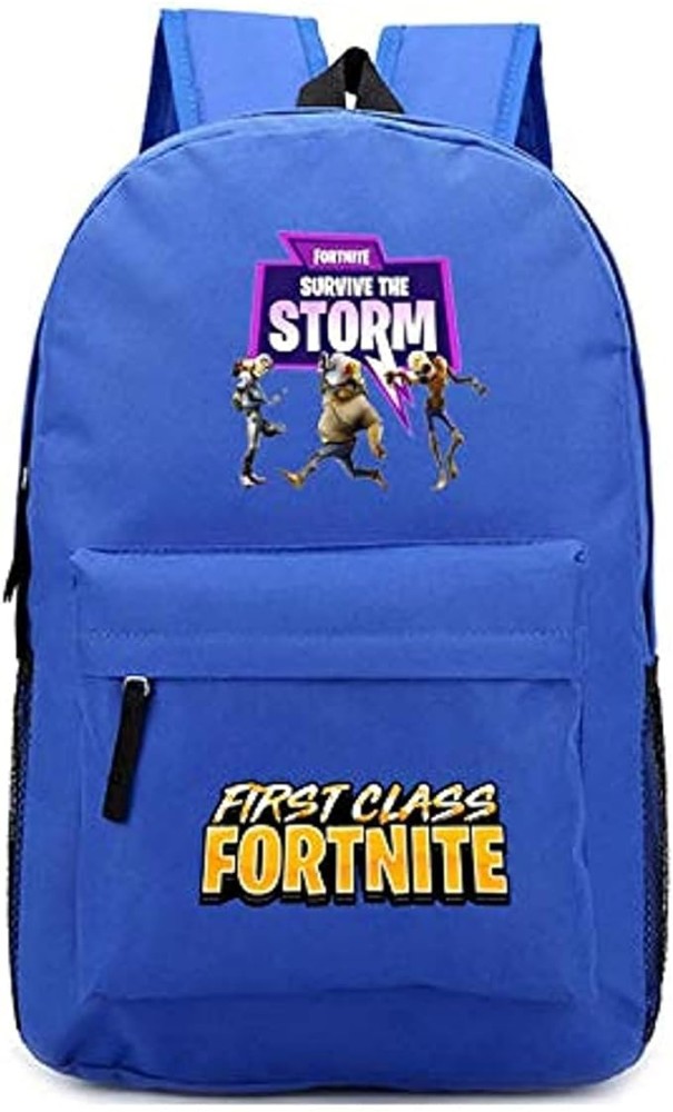 Fortnite Games Student Shoulder Bag Travel Laptop Backpack Anti theft Design Laptop Backpack Blue