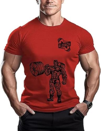 T-SHIRT .تي شيرت مصنوع من قطن بتصميم نصف كم باكتاف...